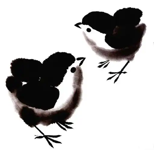 儿童国画小鸡画法