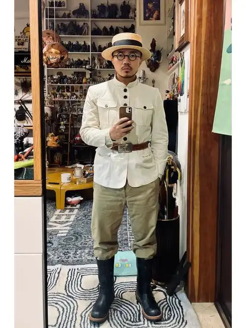 第二版样衣基本合身咯不戴帽子好像大佐