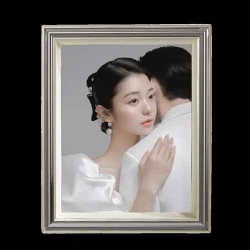 相框摆台照片高级感结婚纱照全家福打印照片加水晶相框拾时纪