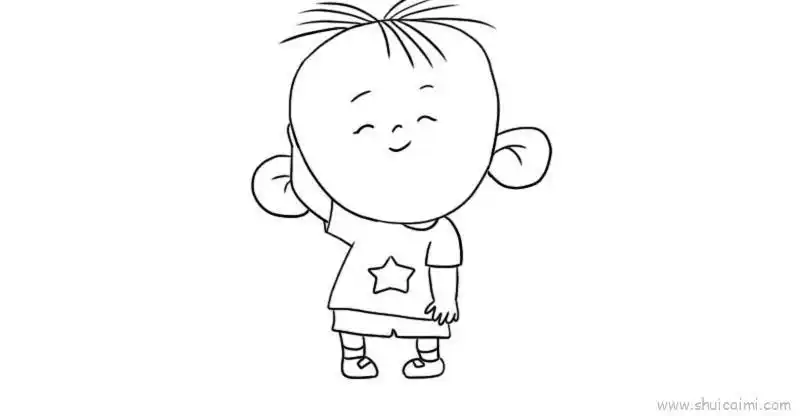 画一个可爱的胡图图图图妈妈大耳朵简笔画胡图图全身简笔画胡图图简