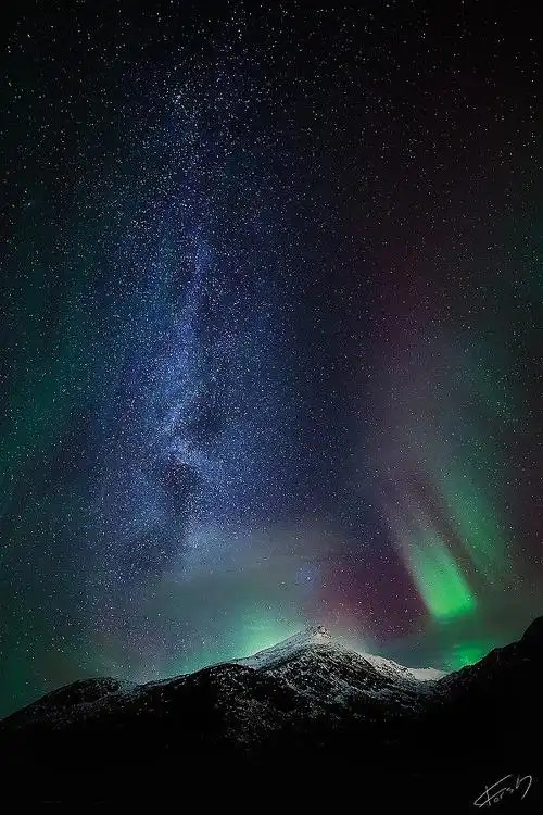 浪漫星空桌面壁纸