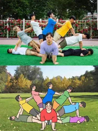 沙雕拍照姿势学起来~ @拍照小技巧