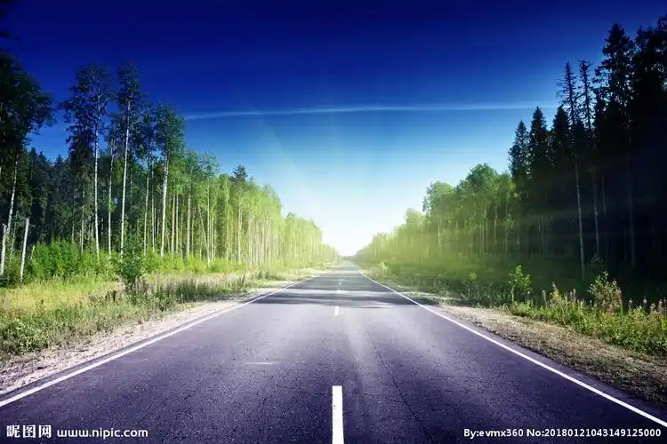 柏油路摄影图__山水风景_自然景观_摄影图库_昵图网nipic.com