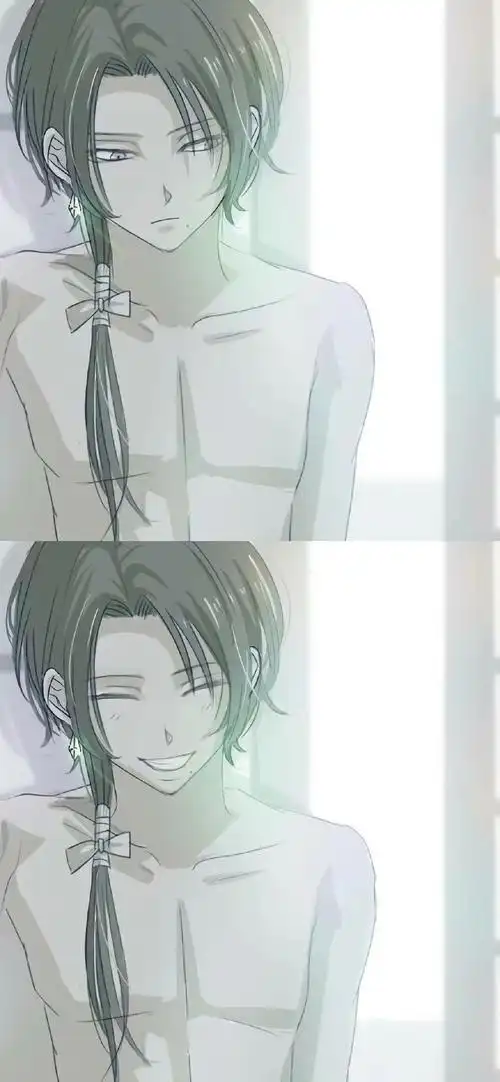 二次元男主拼接插画手机壁纸