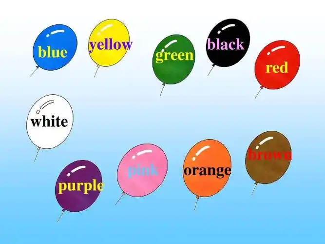 下册unit4 lesson25 blue yellow green black red white brown pink