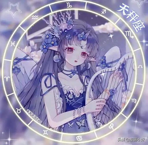 插画|唯美可爱的十二星座小妹妹(图3)