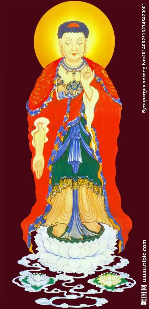 阿弥陀佛全身像图片