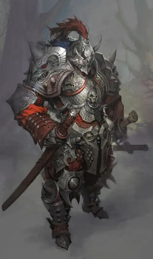 战士#角色设计# #cg游戏# #游戏原.