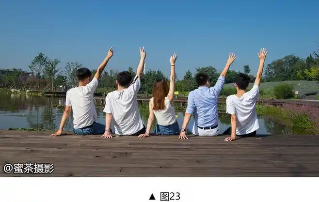 六个人的拍照姿势,用手臂摆成六角星的形状. - 知乎