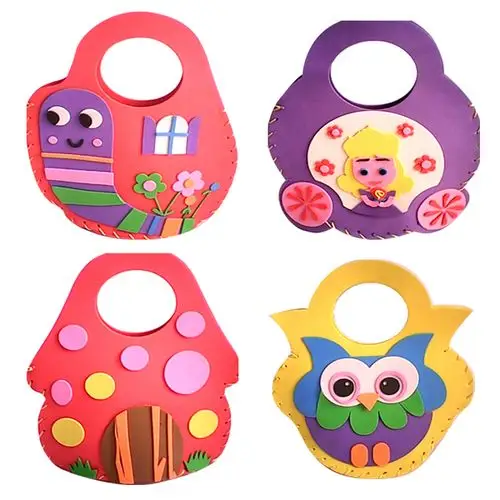 新款7岁8岁5岁海绵eva缝制diy手工制作包包儿童益智幼儿园材料包