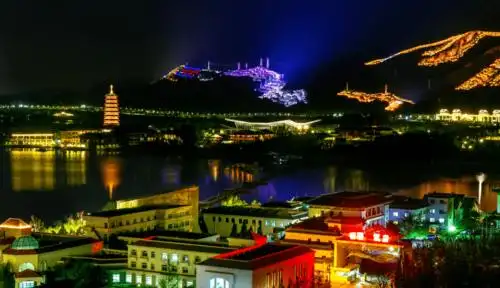 怀柔绝美夜景登上央视直播