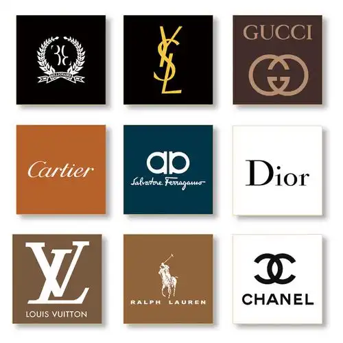 女装大牌奢侈品logo标志服装店装饰画商场橱窗直播间收银台挂画