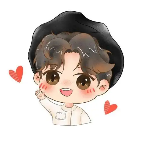 张哲瀚q版动漫头像,百变老婆,帅气可爱