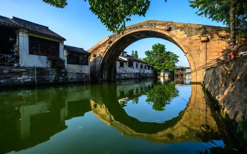 浙江湖州南浔古镇风景壁纸高清大图预览1920x1080_风景壁纸下载_美桌