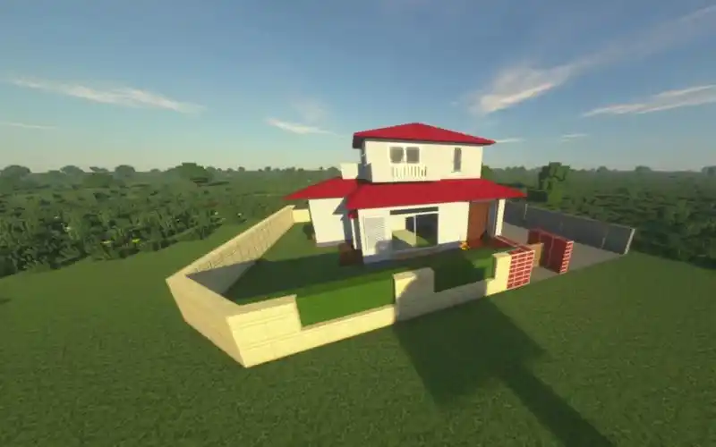 目前最完美还原!用我的世界还原蜡笔小新的家,第一期