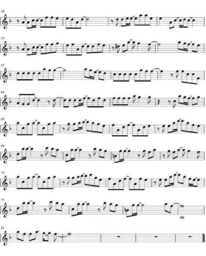 小幸运小提琴谱