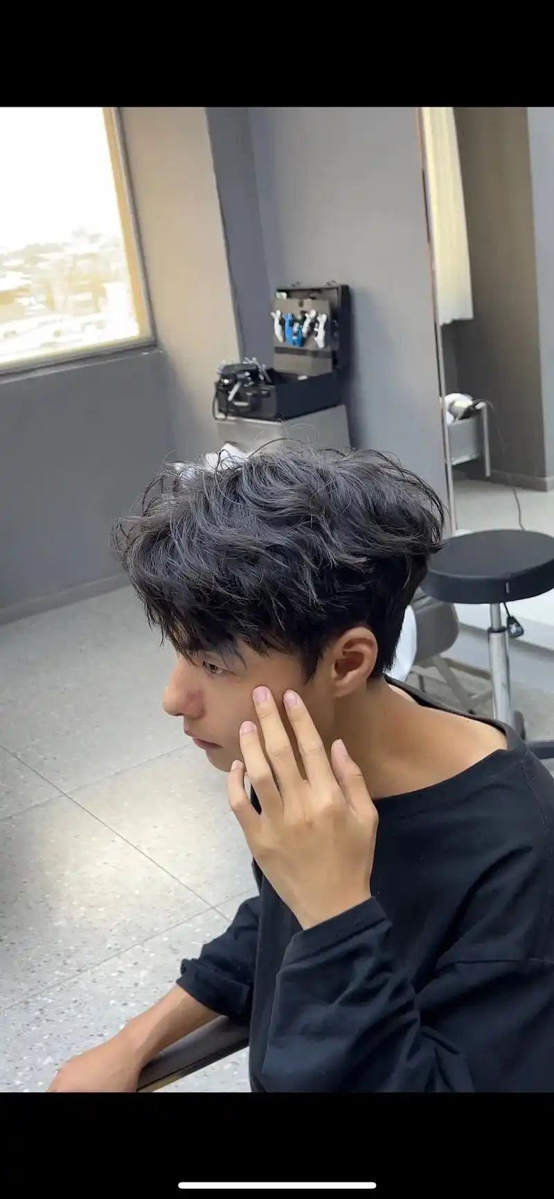 蝴蝶烫#男生发型 - 抖音