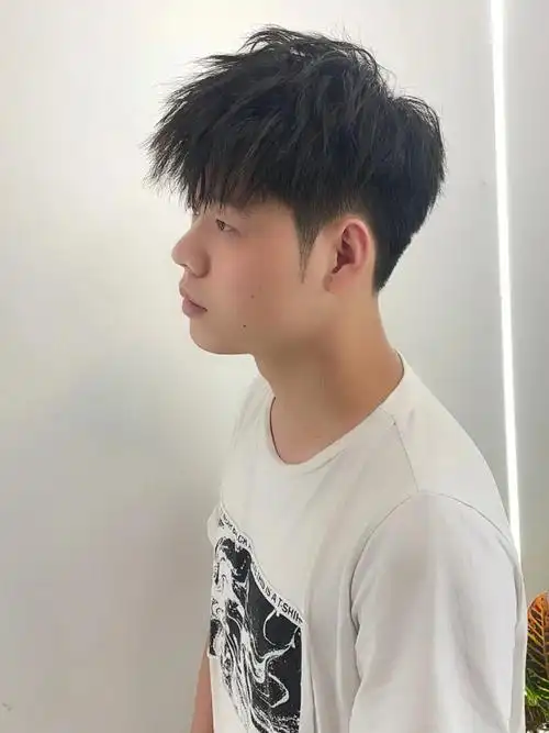 男生碎盖免打理发型