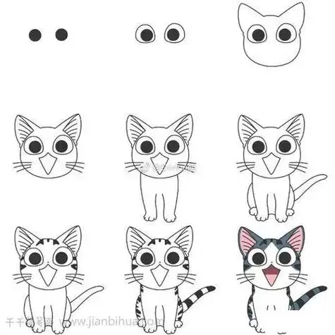 以人和动物的简笔画 简笔画图片大全-普车都