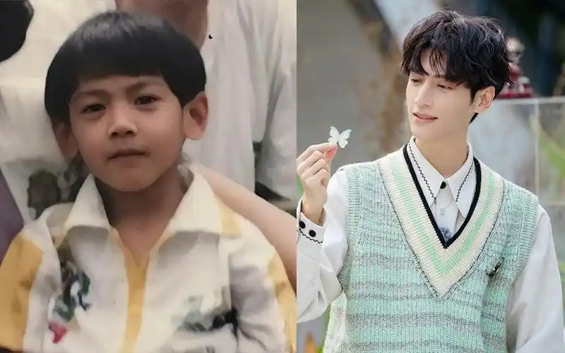 10位剧明星童年照胖胖肖战认不出来白敬亭穿裙子萌翻罗云熙从小就有