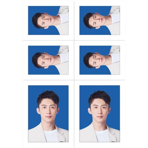 小照照片黄景瑜明星证件定制冲印不同一寸二寸照片冲印