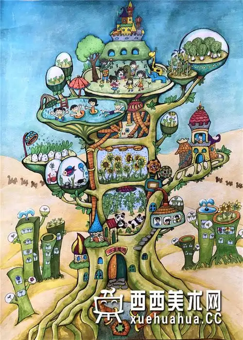 画_科幻画图片大全_学画画网_国内最大的画画教程资源网站_西西美术网