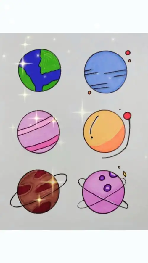 星球简笔画
