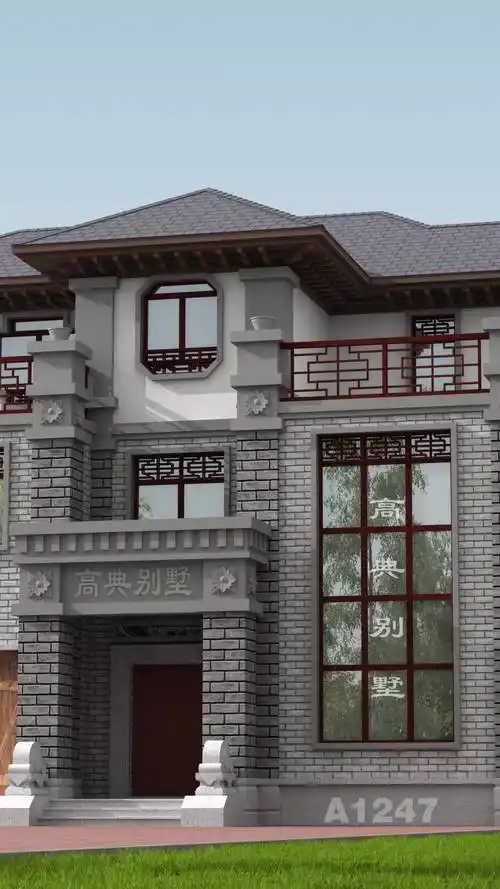 农村别墅这样盖,经济又经典,够体面