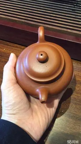 【图】宜兴紫砂-朱泥掇子壶 - 南长艺术品/收藏品 - 无锡58同城