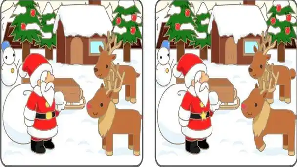 左右脑测试题:5张找出20处不同的是感性右脑,否则理性左脑