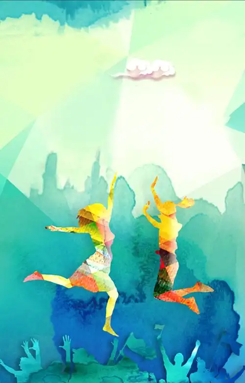 青春励志背景图素材-青春励志背景图图片元素-觅元素