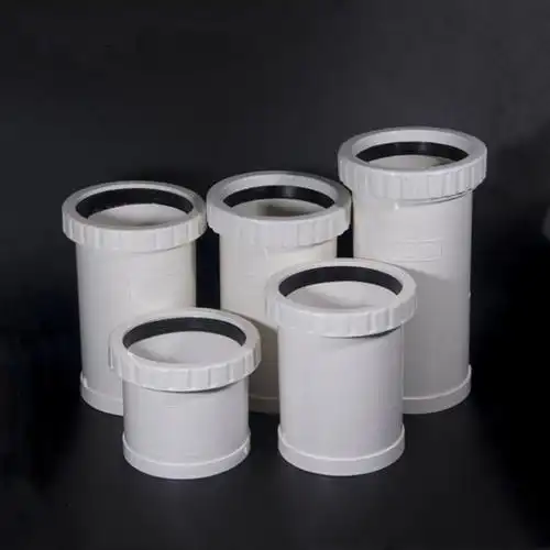 厂价供应pvc排水管件同层排水配件快速维修抢修节加长伸缩节