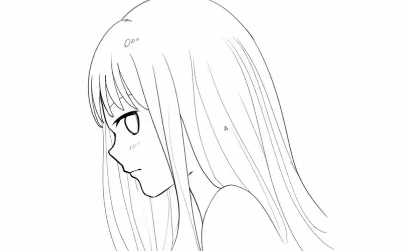 漫画女生侧面的正确画法很实用哦画侧面小技巧新手入门小教程