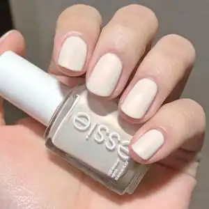 美国白色指甲油图片