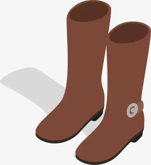 卡通靴子矢量图下载