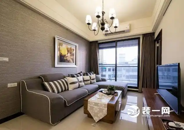 现代简约风格装修效果图 郑州90平米两房改三房案例