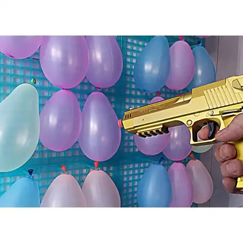 儿童玩具枪打气球公园摆摊儿童男孩吃鸡套装手动射击m416软弹步抢男孩