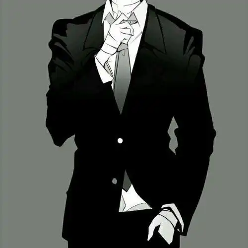 穿正装的动漫头像