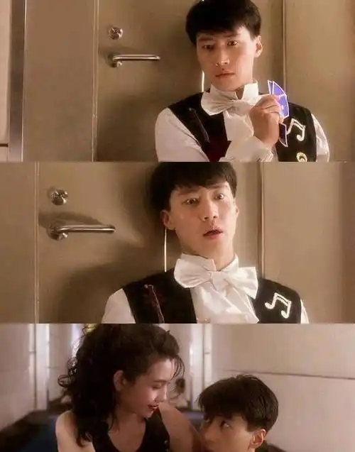 当年黎明就凭着这个吹头发的动作,让我每次看都喜欢他_电影_成龙_扑克