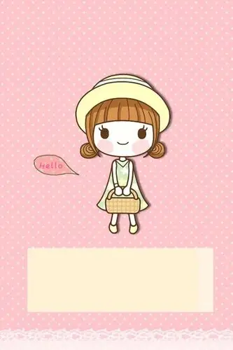 pink 粉色系 少女心 卡通 可爱 小清新 简约 森系 文艺 动漫 手绘