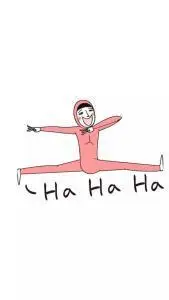 劈叉小人简笔画