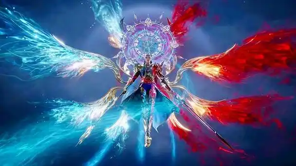 从放出的先导pv视频可以看出,唐三双手各持海神三叉戟和修罗魔剑的