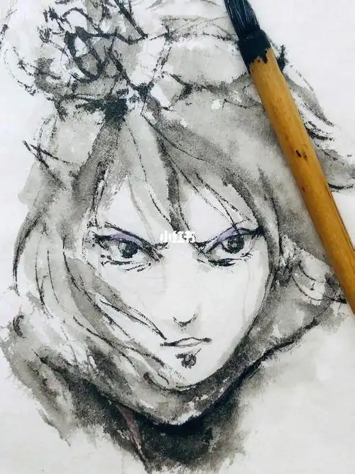 练习用中国风画火影03的第566666天小南