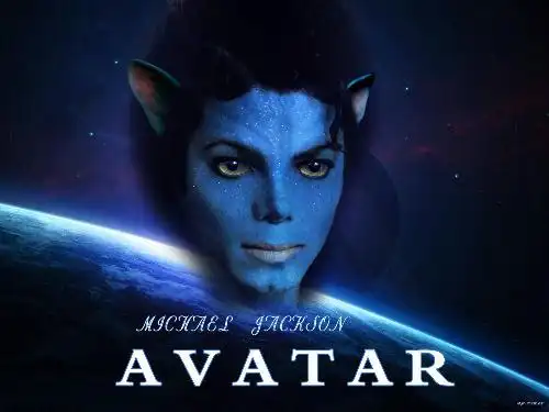 能不能帮忙ps 一张迈克尔杰克逊正面的阿凡达图片