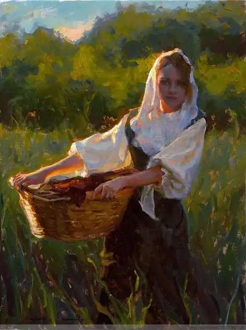 美国mikemalm人物油画