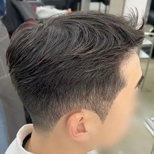 型男新宠:起发脚推边男发