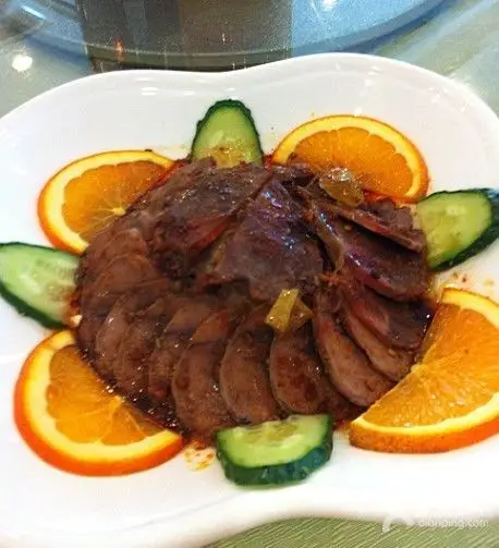 牛肉,摆盘蛮好看的~有点微辣