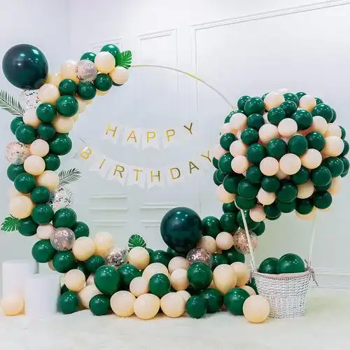 宝宝一周岁生日布置61六一儿童节气球装饰男女朋友派对背景墙1