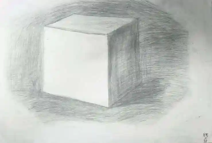 素描正方形(素描正方形怎么画阴影)