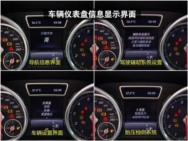 奔驰gle仪表盘样式怎么样